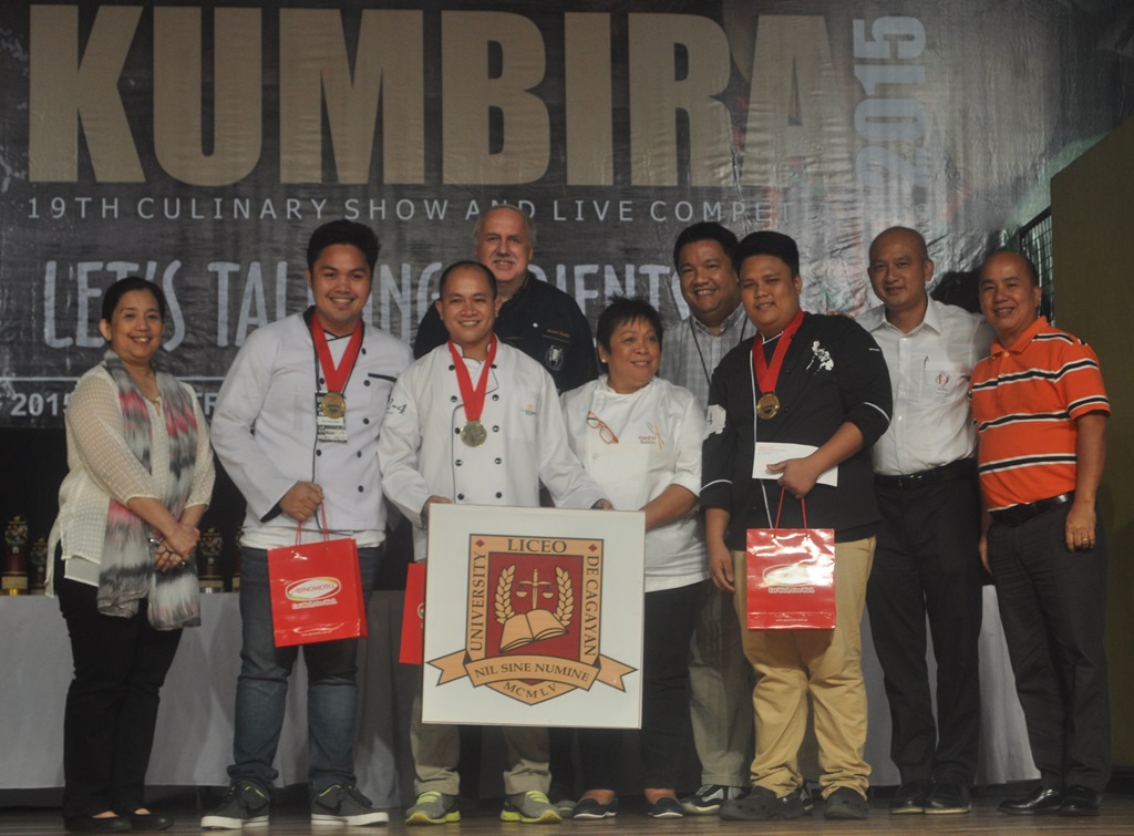 Liceo de Cagayan placed first in the My Own Umami Creation Competition Category.