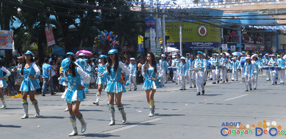 Iponan National High School at Cagayan de Oro The Higalas Parade of Floats and Icons 2015