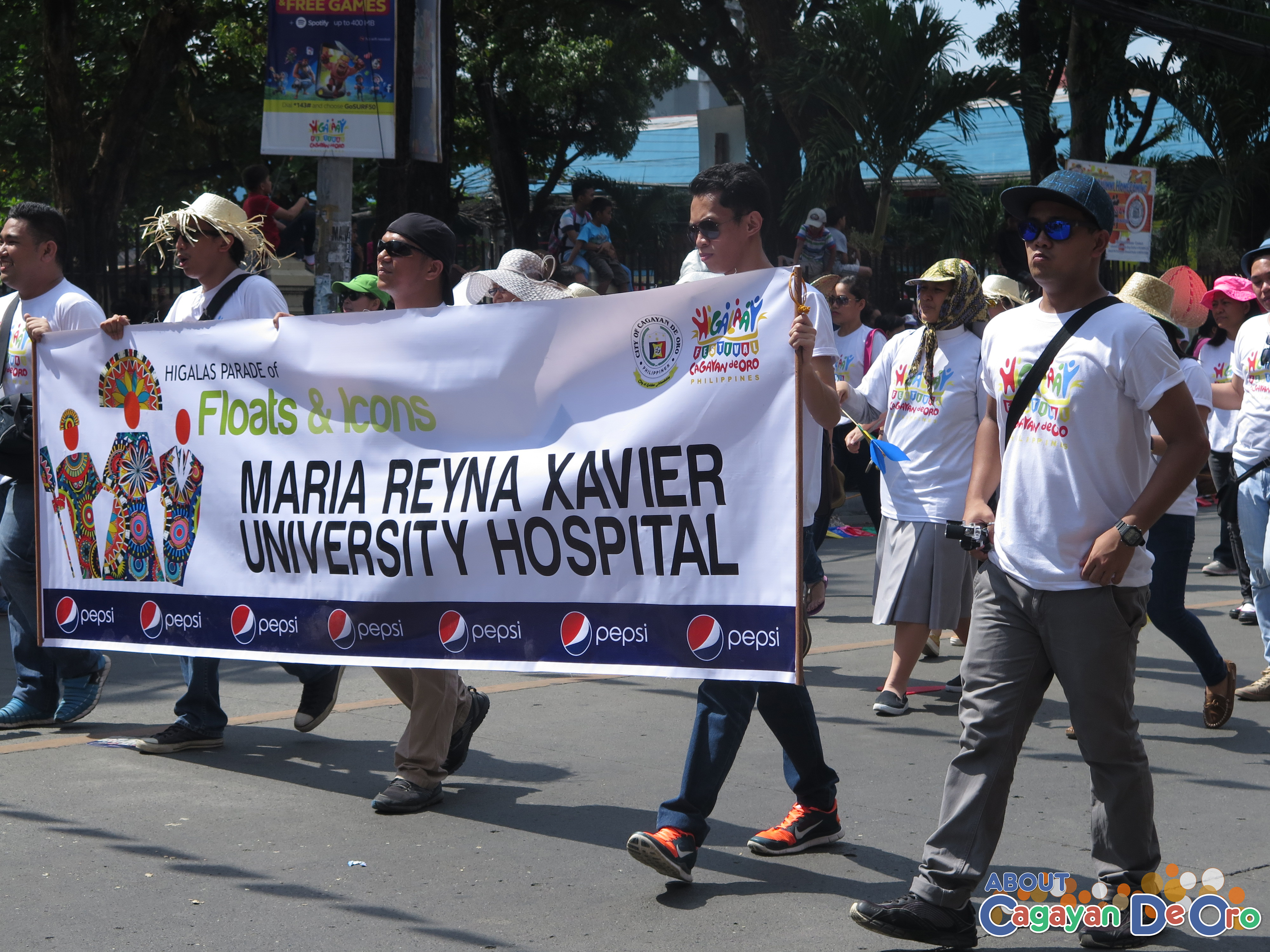 Maria Reyna Xavier Hospital at Cagayan de Oro The Higalas Parade of Floats and Icons 2015