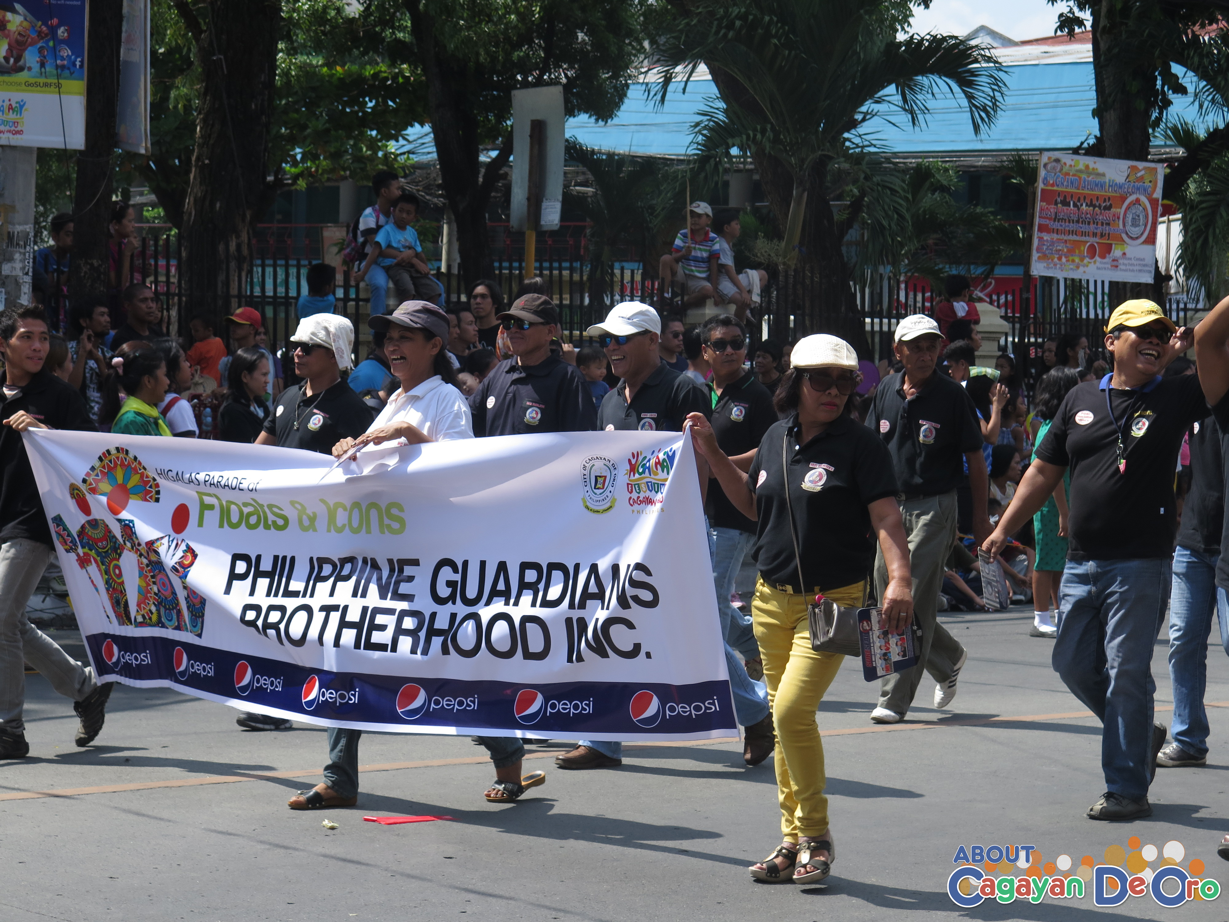 Philippine Guardians Brotherhood Inc. at Cagayan de Oro The Higalas Parade of Floats and Icons 2015