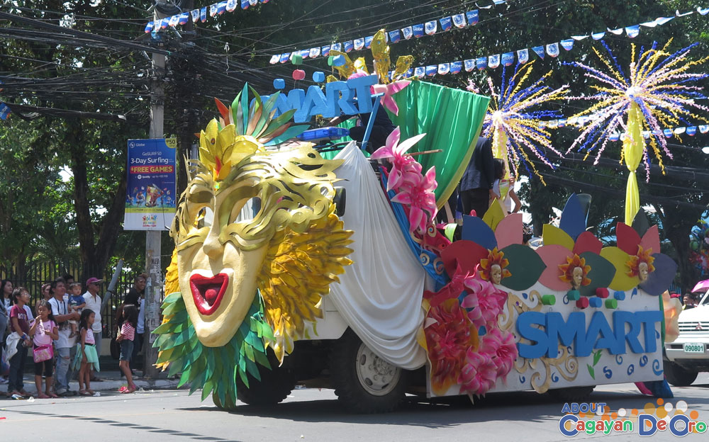 Smart Float at at Cagayan de Oro The Higalas Parade of Floats and Icons 2015