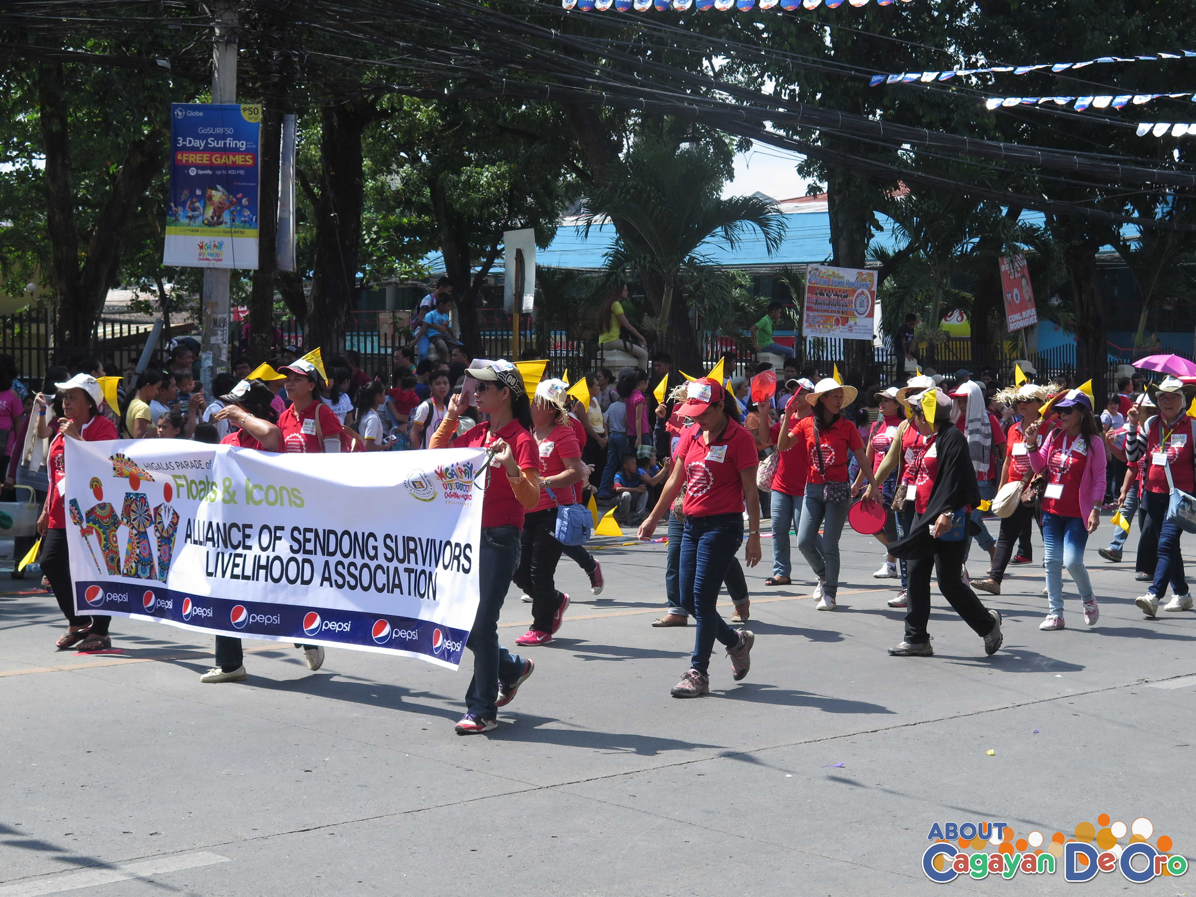 Alliance of Sendong Survivor Livelihood Association at Cagayan de Oro The Higalas Parade of Floats and Icons 2015