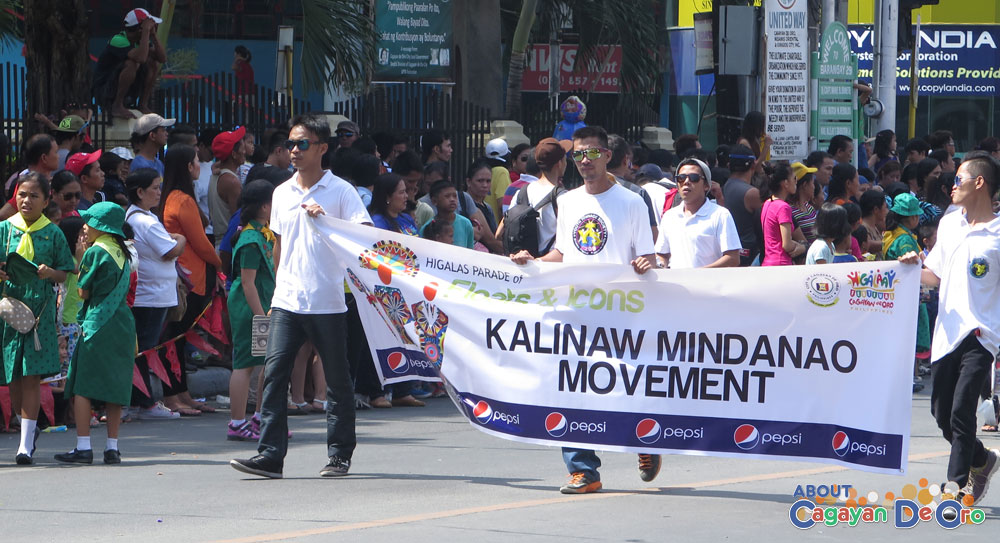 Kalinaw Mindanao Movement at Cagayan de Oro The Higalas Parade of Floats and Icons 2015