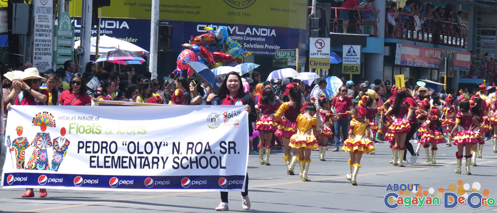 Pedro N. "Oloy" Roa Sr. Elementary School at Cagayan de Oro The Higalas Parade of Floats and Icons 2015