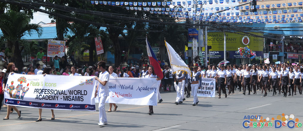Professional World Academy at Cagayan de Oro The Higalas Parade of Floats and Icons 2015