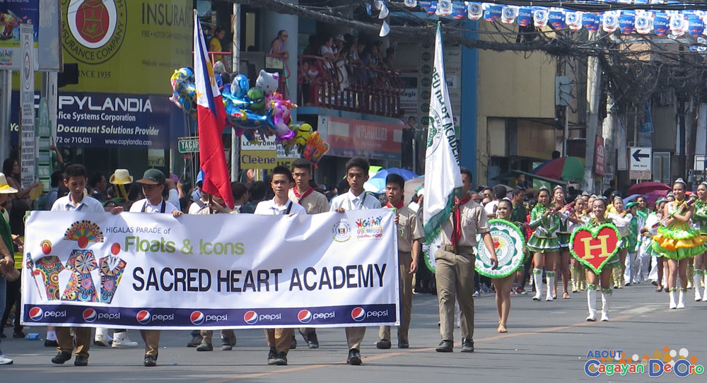 Sacred Heart Academy at Cagayan de Oro The Higalas Parade of Floats and Icons 2015