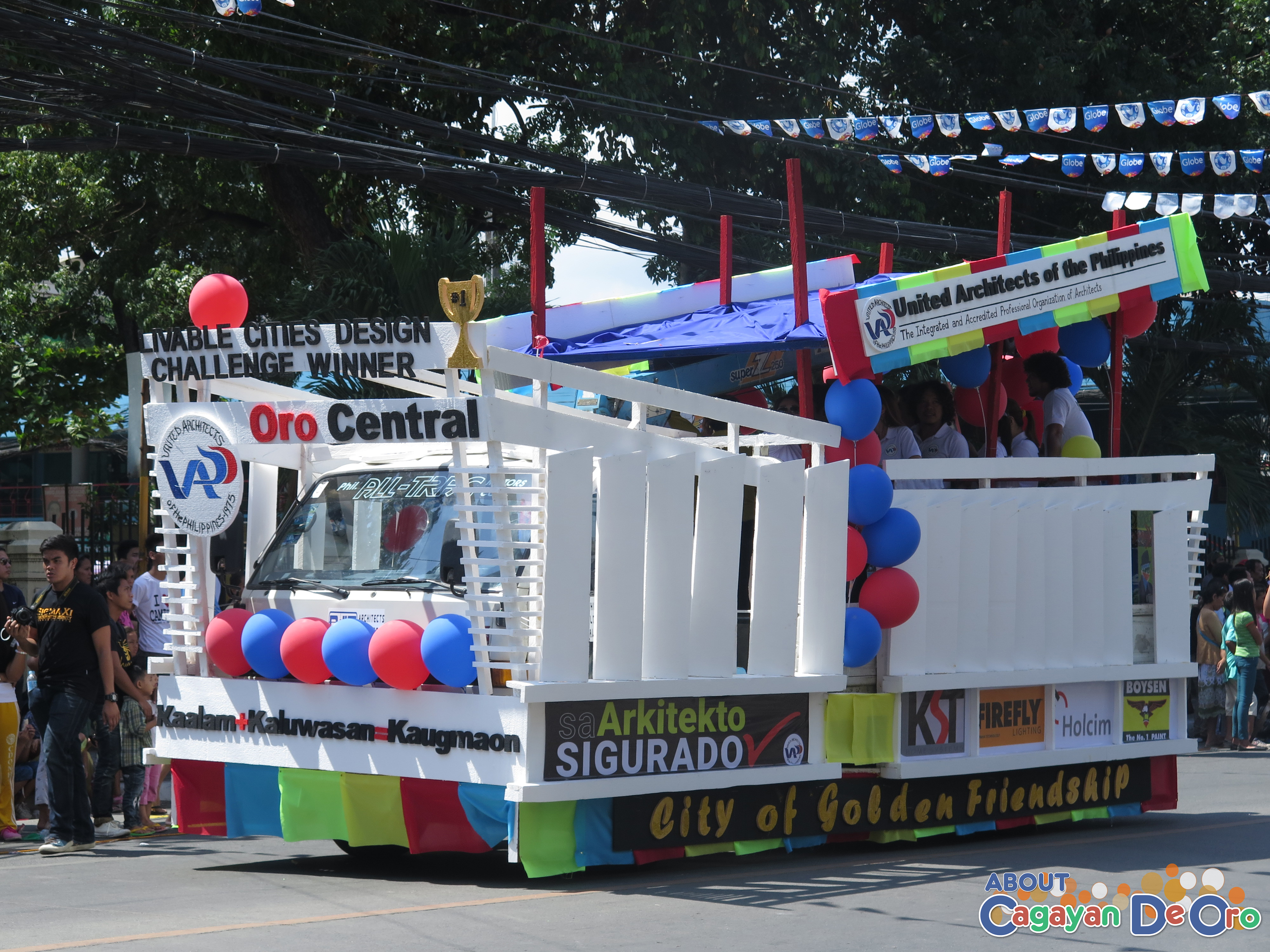 United Architects of the Philippines Float at Cagayan de Oro The Higalas Parade of Floats and Icons 2015