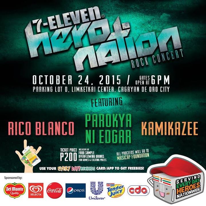 7-Eleven Hero Nation Rock Concert CDO