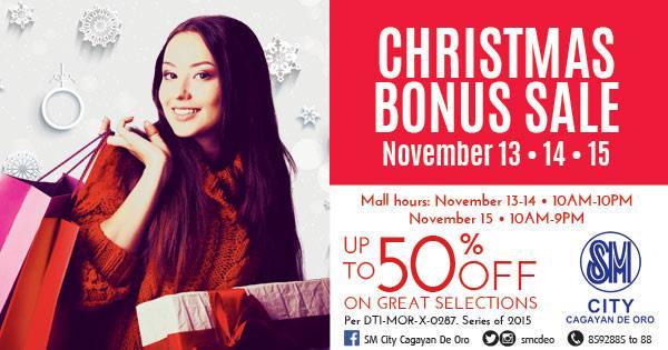 Christmas Bonus Sale SM City Cagayan de Oro  About Cagayan de Oro