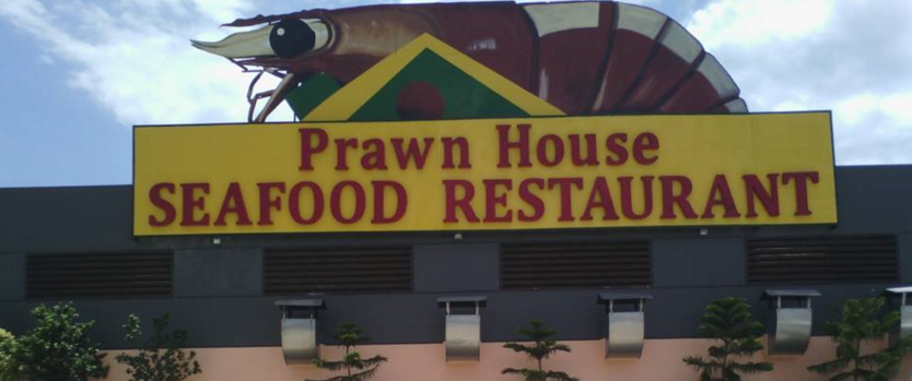 prawn house signage