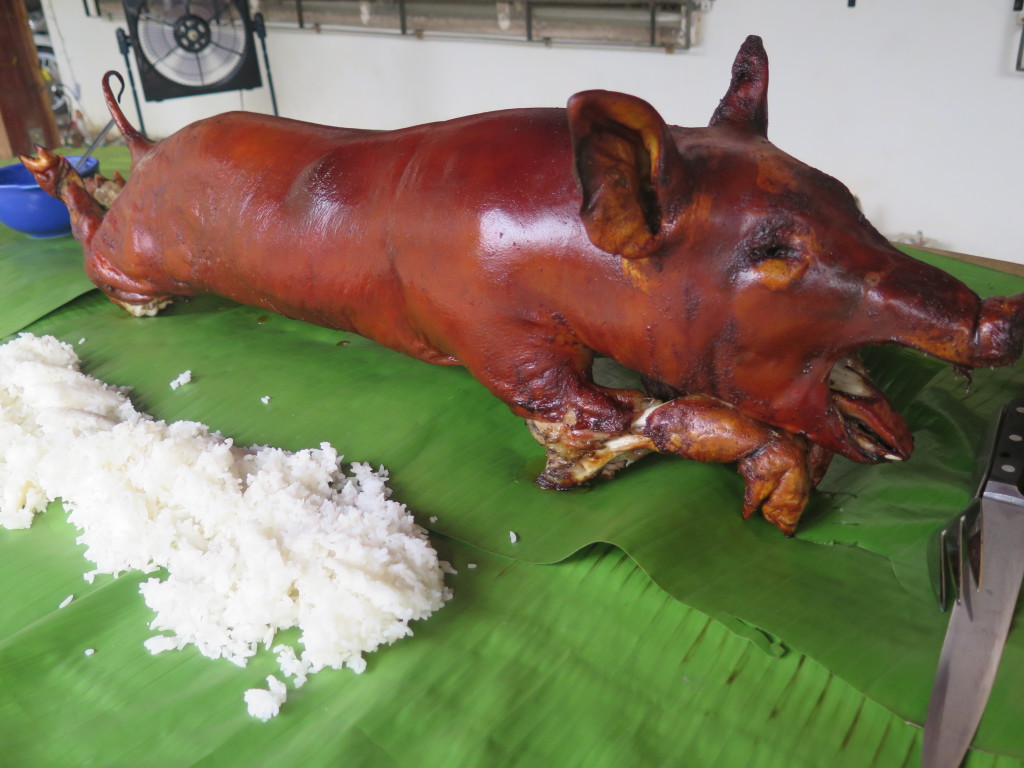 lechon on the table