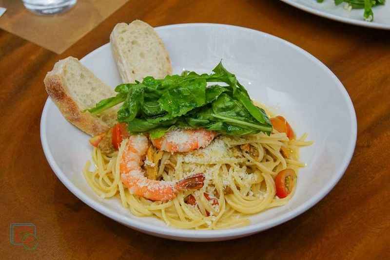 Uni Pasta with River Shrimp Image Source | Facebook: Circa 1850