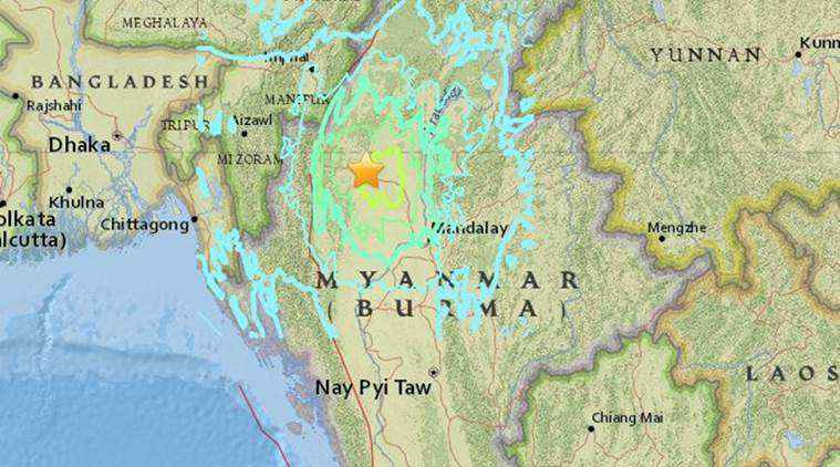 myanmar earthquake april 14, 2016