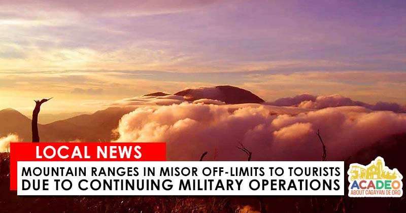 mountain ranges misor off limits tourists military operations