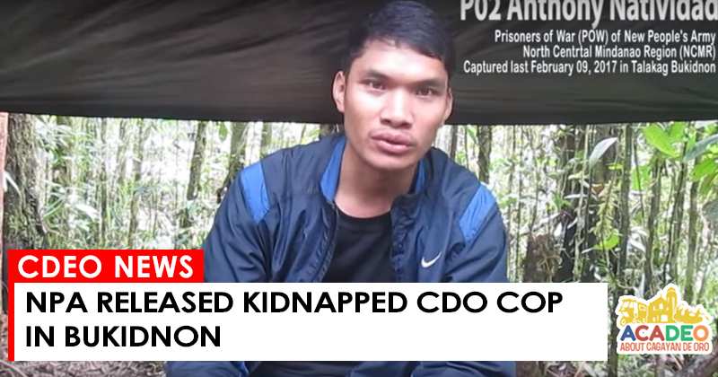 POLICE RELEASED FROM KIDNAPPED