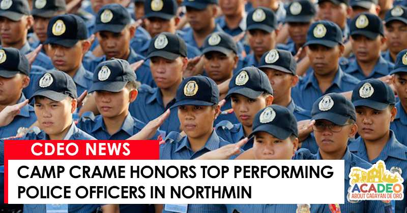 camp crame honors top cops in northmin