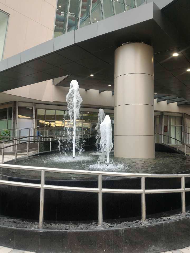 water fountain at sm cdo downtown premier