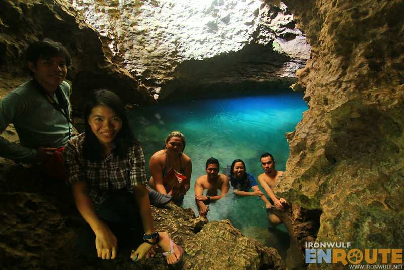Blue water cave