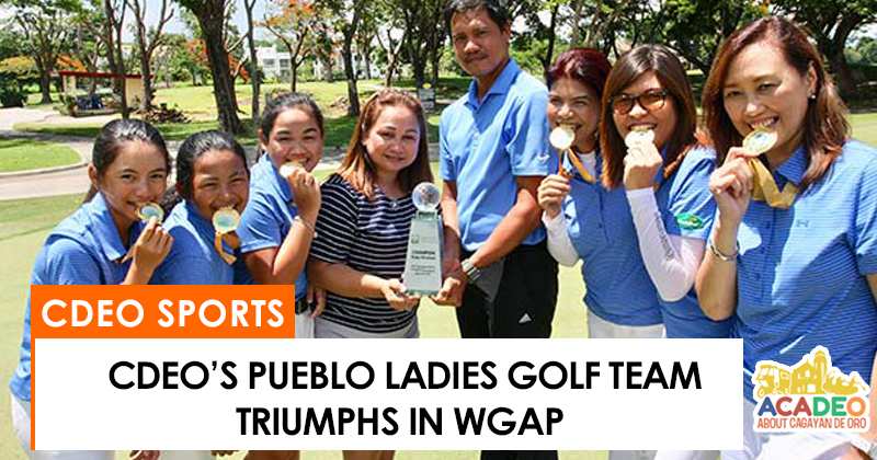pueblo ladies win in golf tournament in pampanga