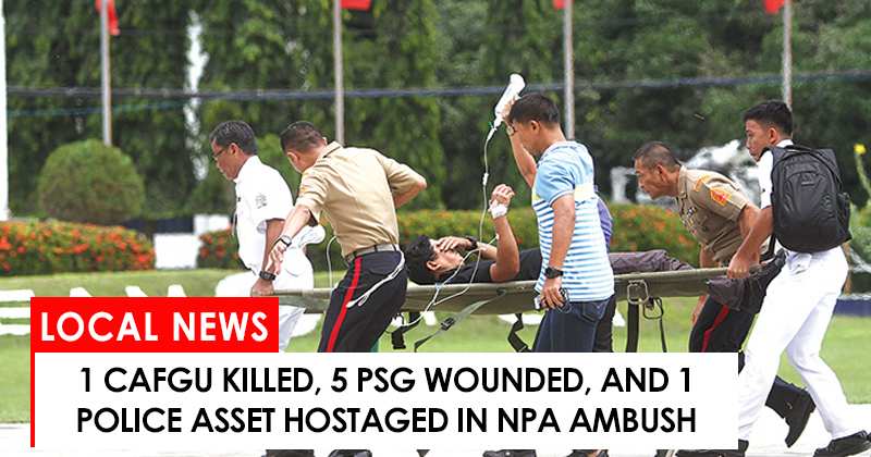 NPA ambushed peace and order personnel in North Cotabato
