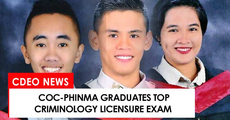 COC-PHINMA grads top Criminology Licensure Exam