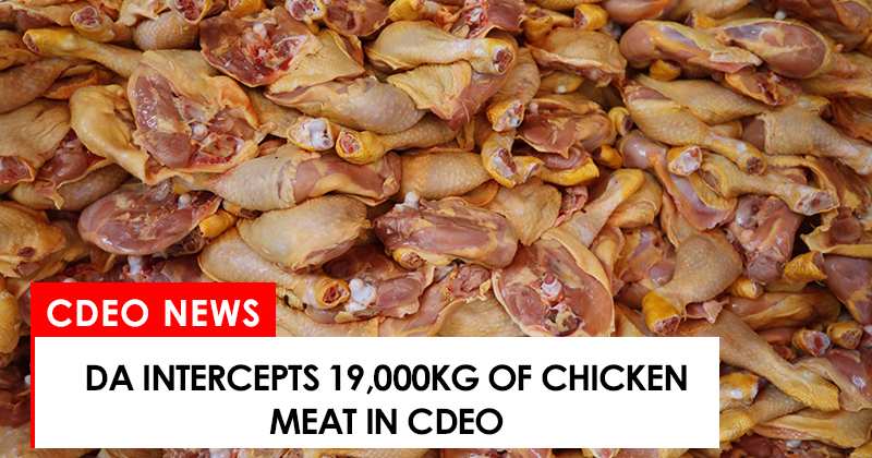 DA intercepts 19,000kg of chicken meat in CdeO