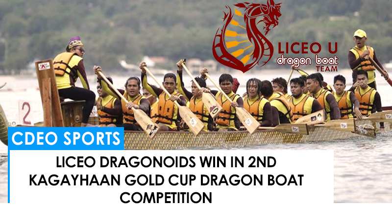 Liceo Dragonoids wins in 2nd Kagayhaan Gold Cup Dragon Boat Competition