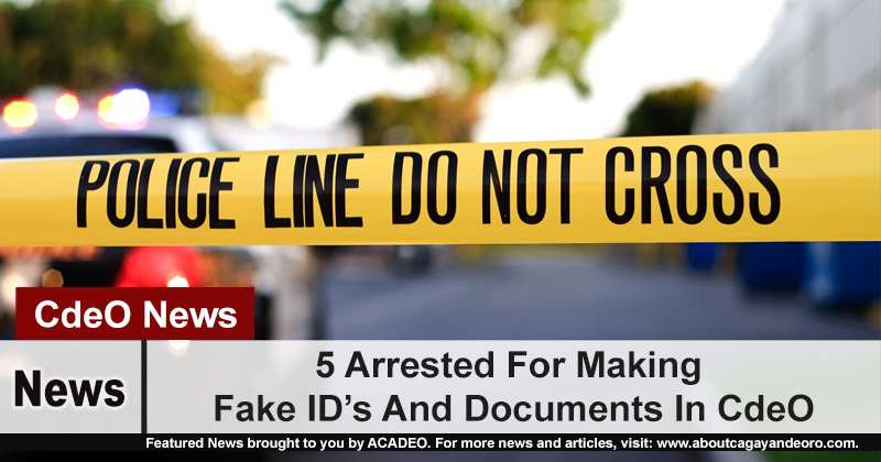 Arrested For Making Fake Ids
