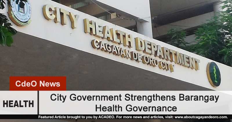 City Government strengthens barangay health services