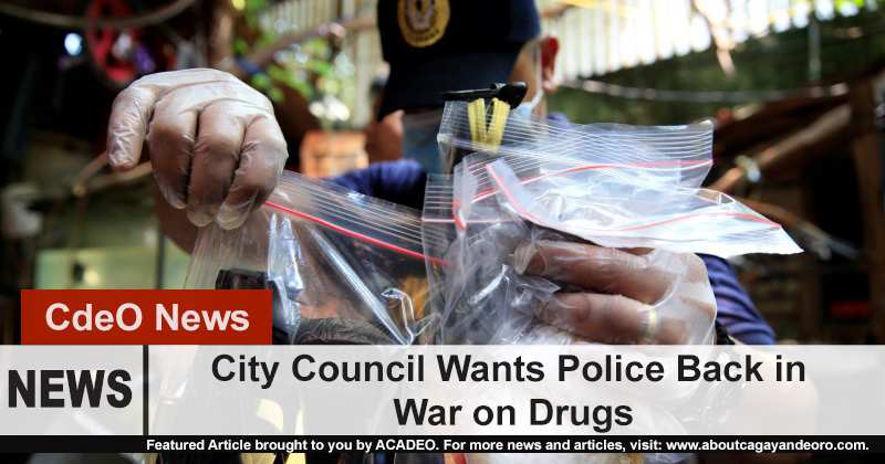 CdeO Council wants police back in war on drugs