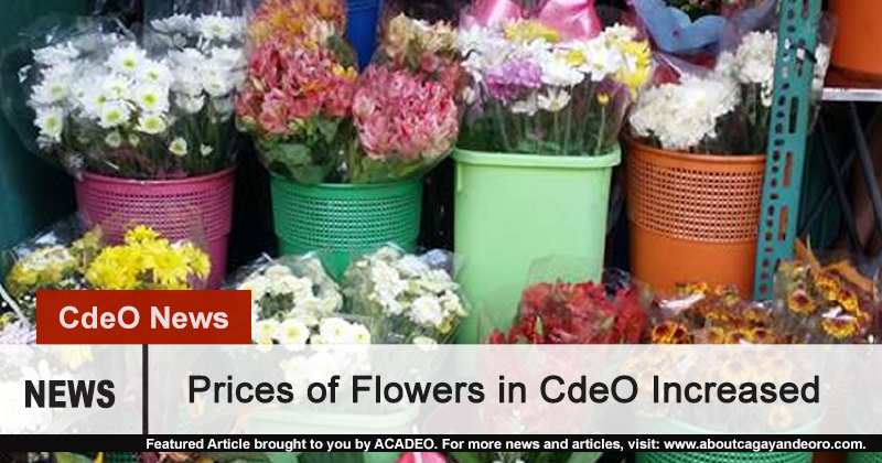 Prices of flowers in CdeO increased