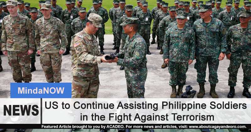 US to Continue Assisting Philippine Soldiers in the Fight Against Terrorism