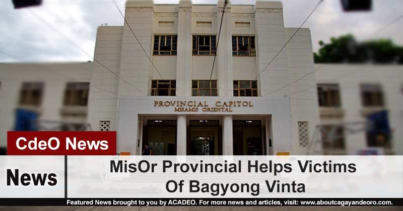 MisOr Provincial Helps Victims Of Bagyong Vinta