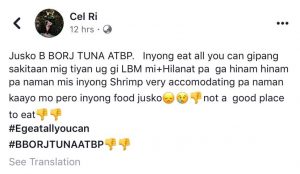 BORJ Tuna atbp