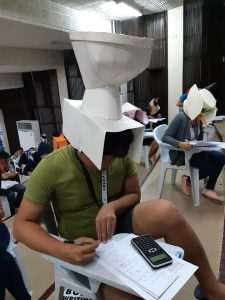 Anti-Cheating Headpiece