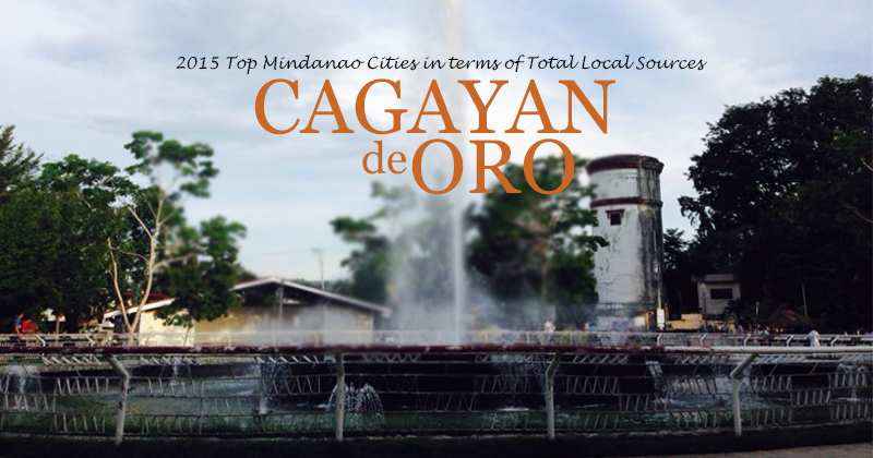cdo 2 top mindanao cities total local sources 2015