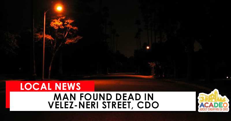 Man Found Dead at CDO