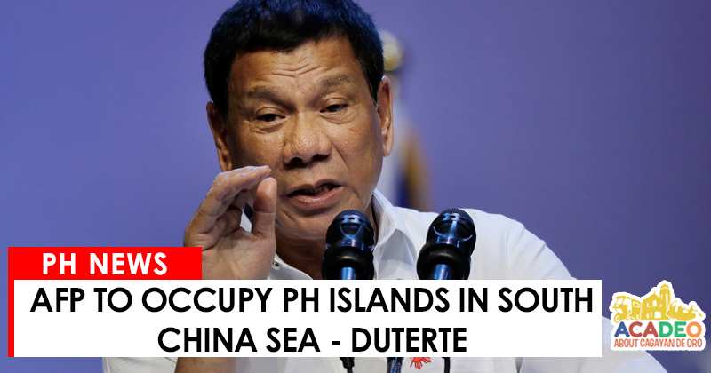 AFP to occupy PH islands in South China Sea