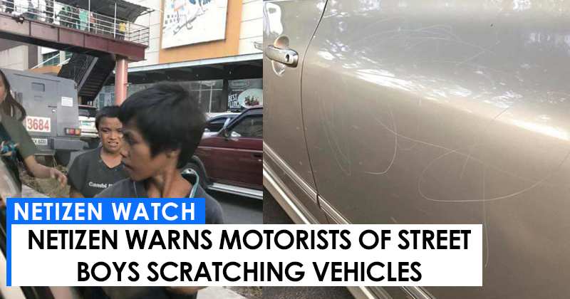cdo street boys scratching vehicles