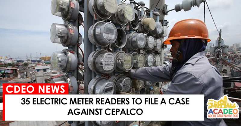 35 electric meter readers file a case cepalco