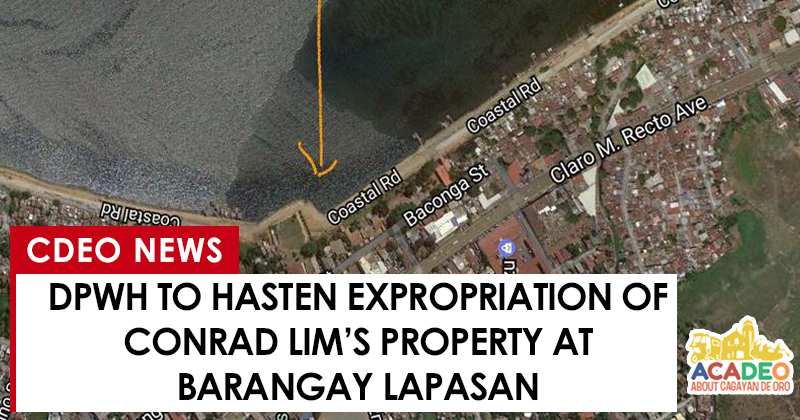 DPWH to hasten expropriation of conrad lim's property