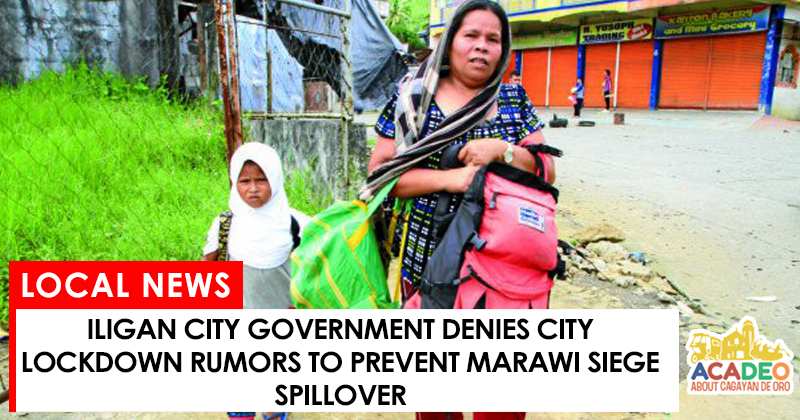 officials denied iligan city lockdown