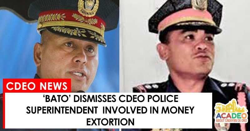 bato dismissed cdeo police official
