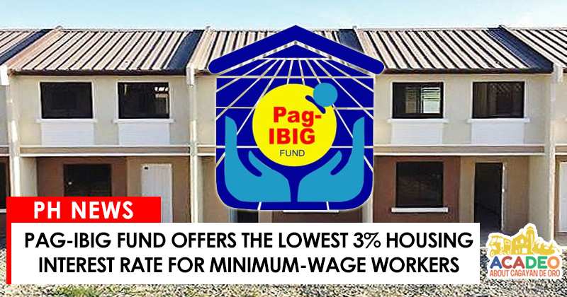 06152017 - PAG-IBIG 3% INTEREST RATE