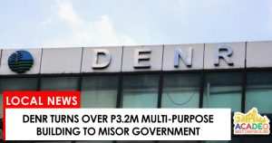 denr turns over multi-purpose building to misor gov