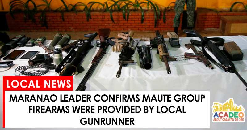marawi local gunrunner provides firearms for Maute