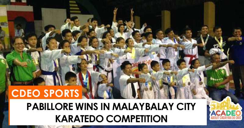 Pabillore wins in Malaybalay karatedo tilt