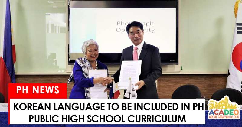 Korean language to be included in public high school curriculum