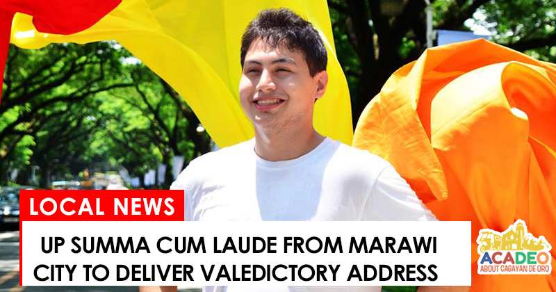 Maranaw summa cum laude UP student to deliver valedictory address
