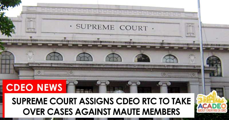 CdeO RTC to handle cases against Maute members